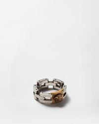 Versace - Medusa Link Ring - Lyst