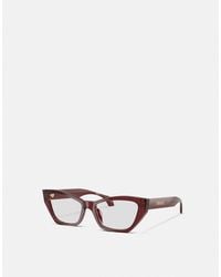 Versace - Signature Cat-Eye Glasses - Lyst