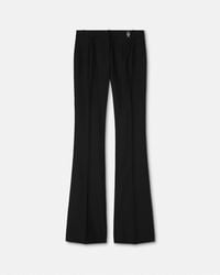 Versace - Wool Pinstripe Dv Pants - Lyst