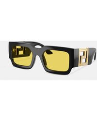 Versace - Greca Maxi Sunglasses - Lyst