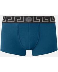 Versace - Cotton-Jersey Trunks - Lyst