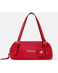 Versace - Tag Nappa Bowling Bag - Lyst