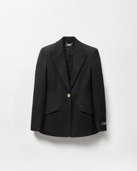 Versace - Single-breasted Wool Jacket - Lyst
