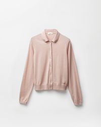 Versace - Embroidered Wool Knit Cardigan - Lyst