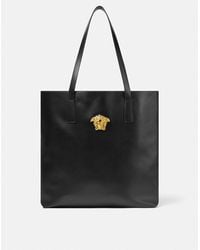 Versace - La Medusa Leather Tote - Lyst