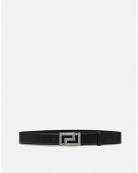 Versace - Greca Leather Belt 1.6" - Lyst