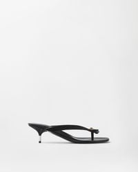 Versace - Gavriel Suede Thong Sandals 50 Mm - Lyst