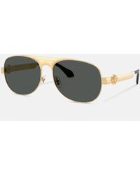 Versace - Clarck Pilot Sunglasses - Lyst