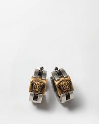 Versace - Medusa Link Earrings - Lyst