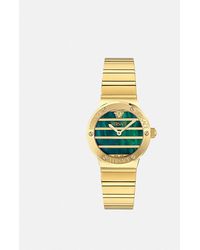 Versace - Greca Logo Pearl Watch - Lyst