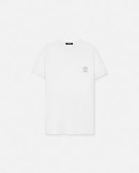 Versace - Graphic-print Crewneck Stretch-cotton T-shirt X - Lyst