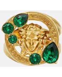 Versace - Medusa '95 Crystal Ring - Lyst
