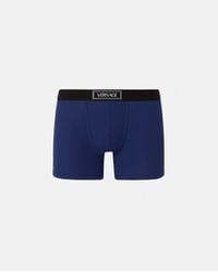 Versace - Boxer Long Côtelé 90s Vintage Logo - Lyst