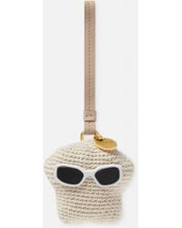 Versace - Medusa Fluffy Crochet Charm - Lyst