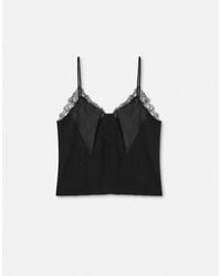 Versace - V Allover Silk Slip Camisole - Lyst