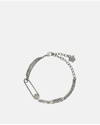 Versace - Safety Pin Bracelet - Lyst