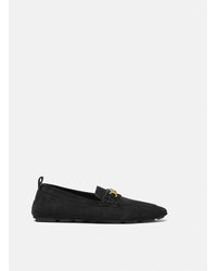 Versace - Villa Suede Driver Shoes - Lyst