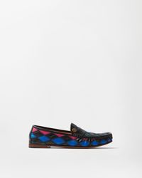 Versace - Guanto Leather Patchwork Loafers - Lyst