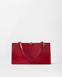 Versace - Severine Tote Bag Aus Leder - Lyst