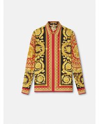 Versace - Chemise Barocco Silk - Lyst