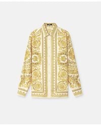 Versace - Barocco Silk Shirt - Lyst