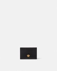 Versace - La Medusa Colorblock Leather Card Case - Lyst