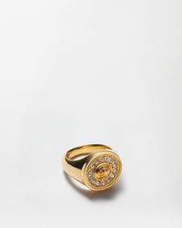Versace - Medusa Crystal Ring - Lyst