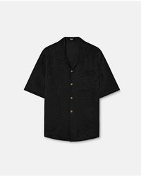 Versace - Barocco Jacquard Short-Sleeved T-Shirt - Lyst
