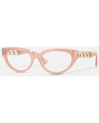 Versace - Greca Cat-Eye Glasses - Lyst