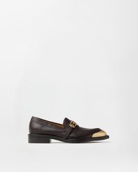 Versace - Primo Leather Loafers - Lyst