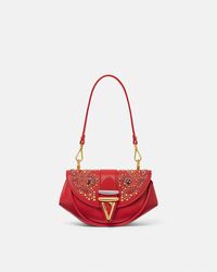 Versace - Studded Virtus Small Shoulder Bag - Lyst