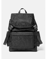 Versace - Neo Nylon Jacquard Backpack - Lyst
