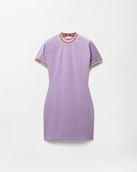 Versace - Jacquard Stretch Cotton-Jersey Mini Dress - Lyst