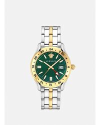 Versace - Greca Time Gmt Watch - Lyst