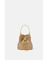 Versace - Crystal La Medusa Mini Bucket Bag - Lyst
