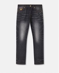 Versace - Jeans Con Vestibilità Regular Medusa Biggie - Lyst