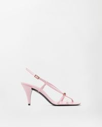 Versace - Valentina Satin Sandals 80 Mm - Lyst