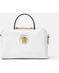 Versace - La Medusa Boston Tasche Aus Leder - Lyst