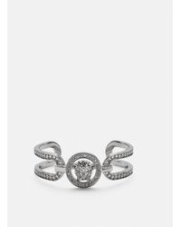 Versace - Crystal Medusa '95 Cuff Bracelet - Lyst