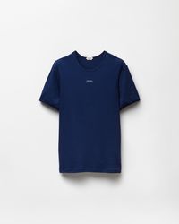 Versace - Embroidered-Logo Ribbed Cotton-Jersey T-Shirt - Lyst