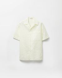 Versace - Jacquard Cotton-Silk Regular Shirt - Lyst