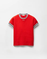 Versace - Cotton Knit T-Shirt - Lyst