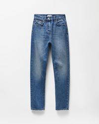 Versace - Vaqueros Rectos De Tiro Alto - Lyst