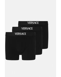 Versace - Cotton-Jersey Long Trunks-Pack - Lyst