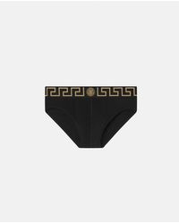 Versace - Slip À Bordure Greca - Lyst
