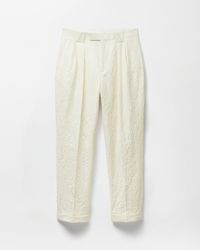 Versace - Wool Creased Formal Pants - Lyst