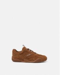 Versace - Galaxia Suede Sneakers - Lyst