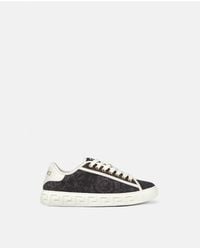 Versace - Greca Zapatillas De Lona En Jacquard - Lyst