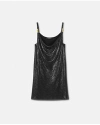 Versace - Mini Robe Nuisette En Maille Métallique - Lyst
