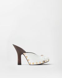 Versace - Sassi Lackleder-Clogs 105 Mm - Lyst